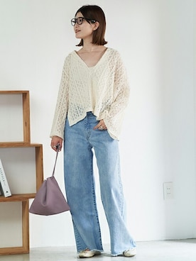 RIKAさん（レディース・160cm）の夏コーディネート