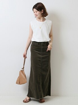 RIKAさん（レディース・160cm）の夏コーディネート