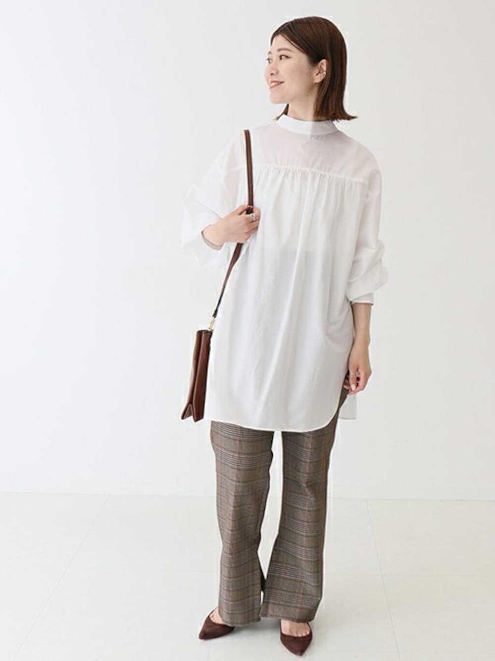 Spick & Span（スピックアンドスパン）の「#コットンシルク2WAYシャツ