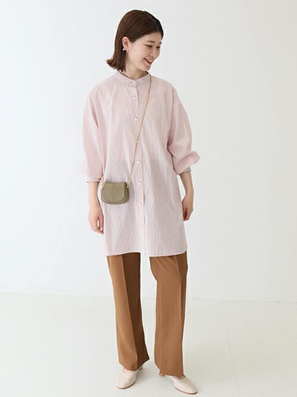 Spick & Span（スピックアンドスパン）の「#コットンシルク2WAYシャツ