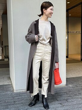 「Spick & Span（スピックアンドスパン）のアイテム（その他アウター）」を使った、RIKAさん（レディース・160cm）の秋コーディネート