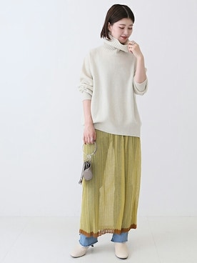 RIKAさん（レディース・160cm）の秋コーディネート