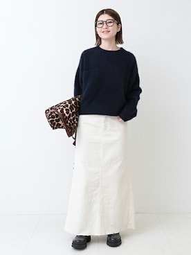 RIKAさん（レディース・160cm）の秋コーディネート