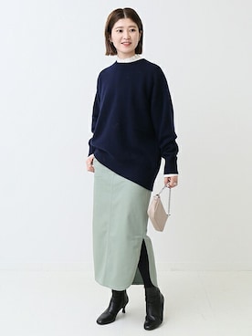 RIKAさん(レディース・160cm)の秋コーディネート