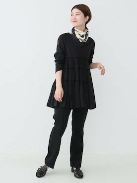 RIKAさん(レディース・160cm)の冬コーディネート