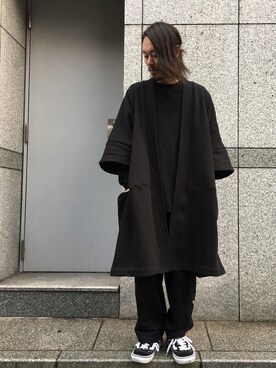 「L.H.P（エルエイチピー）のアイテム（パンツ）」を使った、kazuya muraiさん（メンズ・168cm）の冬コーディネート