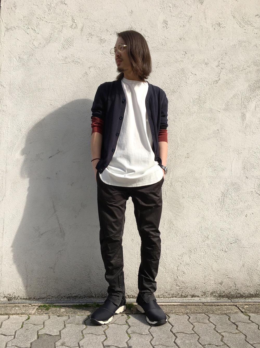 「オトナカジュアル、MARNI、LANVIN、adsr、Danke schon、LHP、LHP名古屋」｜「MARNIのアイテム（スニーカー、ブラック系）」を使った、kazuya muraiさん（メンズ・168cm）の冬コーディネートの1枚目の写真