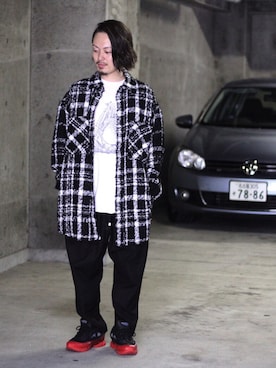 「L.H.P（エルエイチピー）のアイテム（トップス）」を使った、kazuya muraiさん（メンズ・168cm）の夏コーディネート