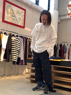 「White Mountaineering」｜kazuya muraiさん（メンズ・168cm）の春コーディネート