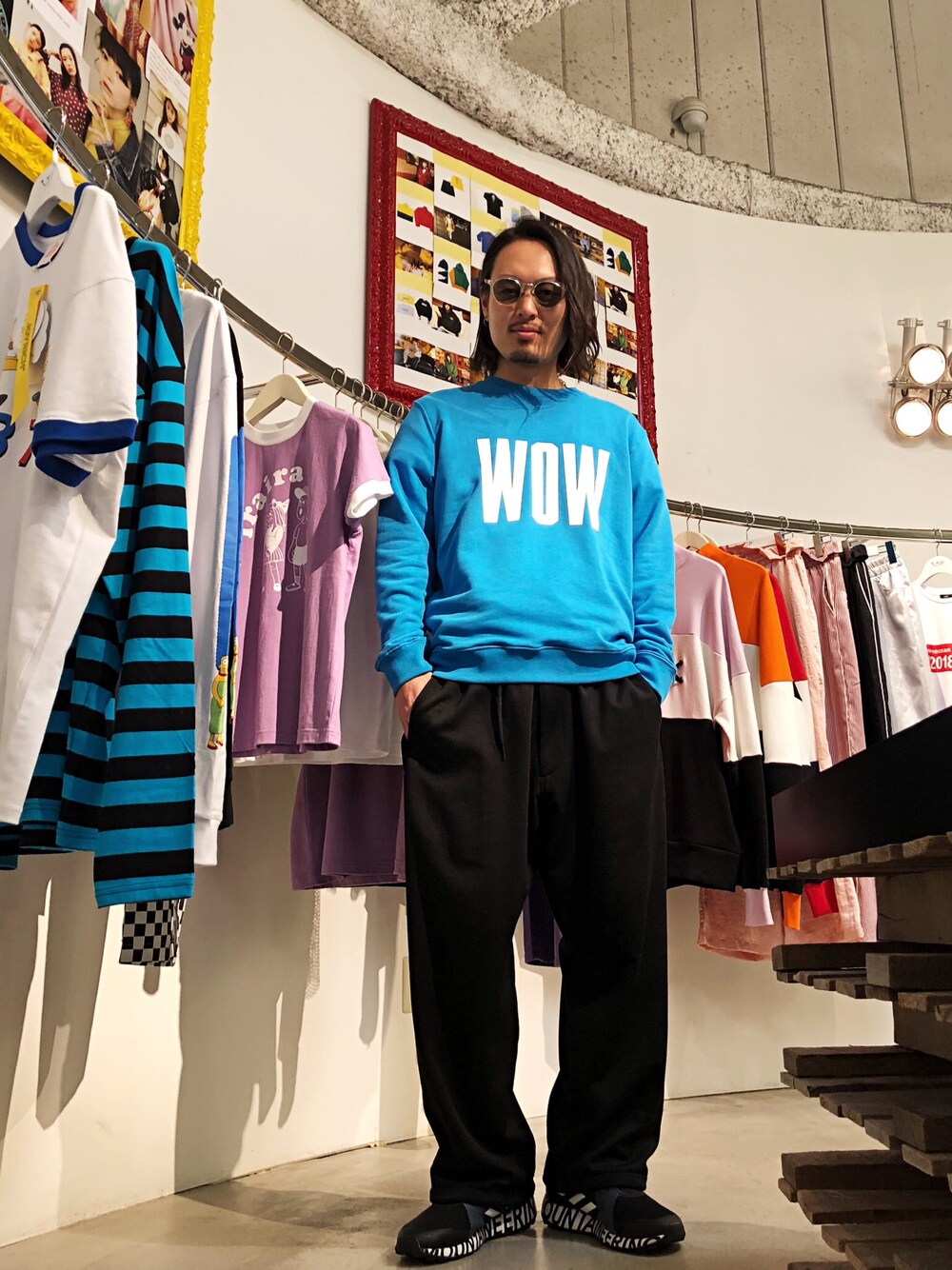 「MSGM、Y-3、White Mountaineering、adidas、adsr、LHP、LHP名古屋、カジュアルコーデ」｜「Y-3のアイテム（パンツ、ブラック系）」を使った、kazuya muraiさん（メンズ・168cm）の春コーディネートの1枚目の写真