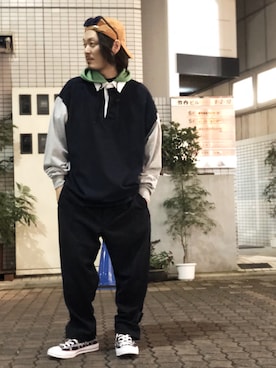 「L.H.P Private Brand（エルエイチピープライベートブランド）のアイテム」を使った、kazuya muraiさん（メンズ・168cm）の秋コーディネート