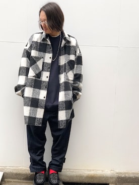 「アイテム（スウェット）」を使った、kazuya muraiさん（メンズ・168cm・30代）の秋コーディネート