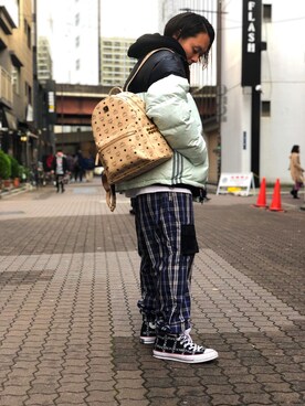 バックパック リュックを使った 上野 のメンズ人気ファッションコーディネート ユーザー ショップスタッフ Wear
