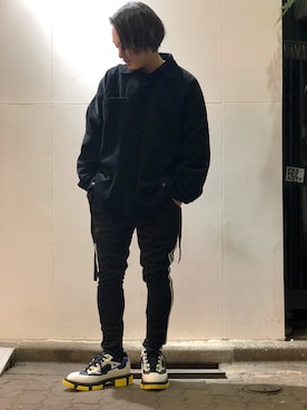 「DANKE SCHON（ダンケシェーン）のアイテム（トップス）」を使った、kazuya muraiさん（メンズ・168cm）の冬コーディネート