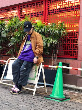 「blackweirdos」｜kazuya muraiさん（メンズ・168cm）の春コーディネート