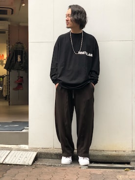 「blackweirdos」｜kazuya muraiさん（メンズ・168cm）の秋コーディネート
