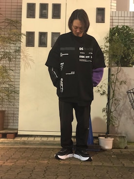 「アイテム（スウェット）」を使った、kazuya muraiさん（メンズ・168cm・30代）の秋コーディネート