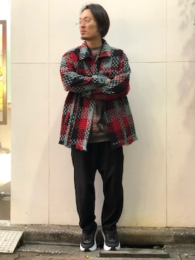 「DANKE SCHON（ダンケシェーン）のアイテム（トップス）」を使った、kazuya muraiさん（メンズ・168cm）の秋コーディネート