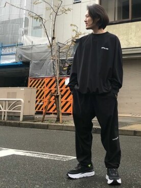 「アイテム（スウェット）」を使った、kazuya muraiさん（メンズ・168cm・30代）の春コーディネート