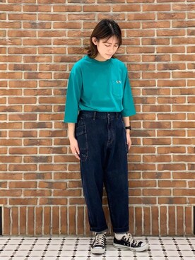 「PENNEYS（ぺニーズ）のアイテム（トップス）」を使った、coen    あべさん（レディース・158cm）の春コーディネート