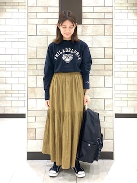 「the case（ザケース）のアイテム」を使った、coen    あべさん（レディース・158cm）の夏コーディネート