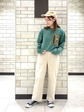 「KELTY（ケルティ）のアイテム」を使った、coen    あべさん（レディース・158cm）の秋コーディネート