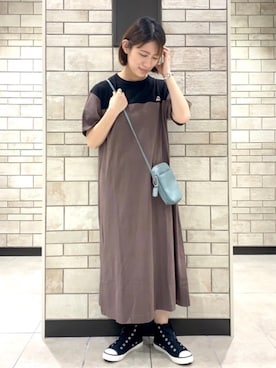 「KELTY（ケルティ）のアイテム」を使った、coen    あべさん（レディース・159cm）の夏コーディネート