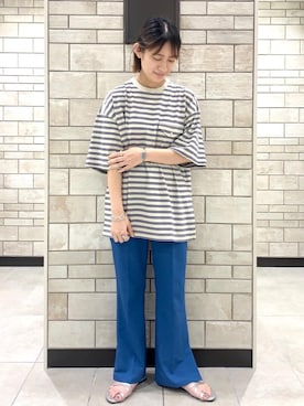 「FEELING MADE（フィーリングメイド）のアイテム」を使った、coen    あべさん（レディース・159cm）の夏コーディネート