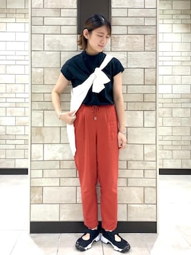 「セールアイテム」｜coen    あべさん（レディース・159cm）の夏コーディネート