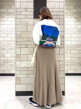 「セールアイテム」｜coen    あべさん（レディース・159cm）の夏コーディネート