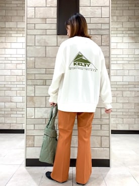 「KELTY（ケルティ）のアイテム」を使った、coen    あべさん（レディース・159cm）の秋コーディネート