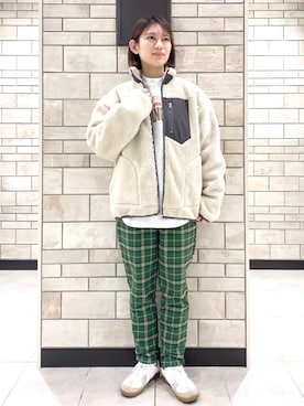 「あったかパンツ」｜coen    あべさん（レディース・159cm）の秋コーディネート