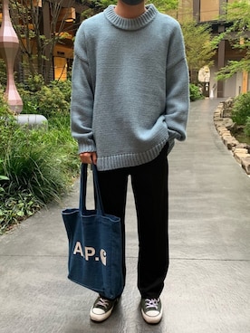 わい。くんさん（メンズ・173cm）の春コーディネート