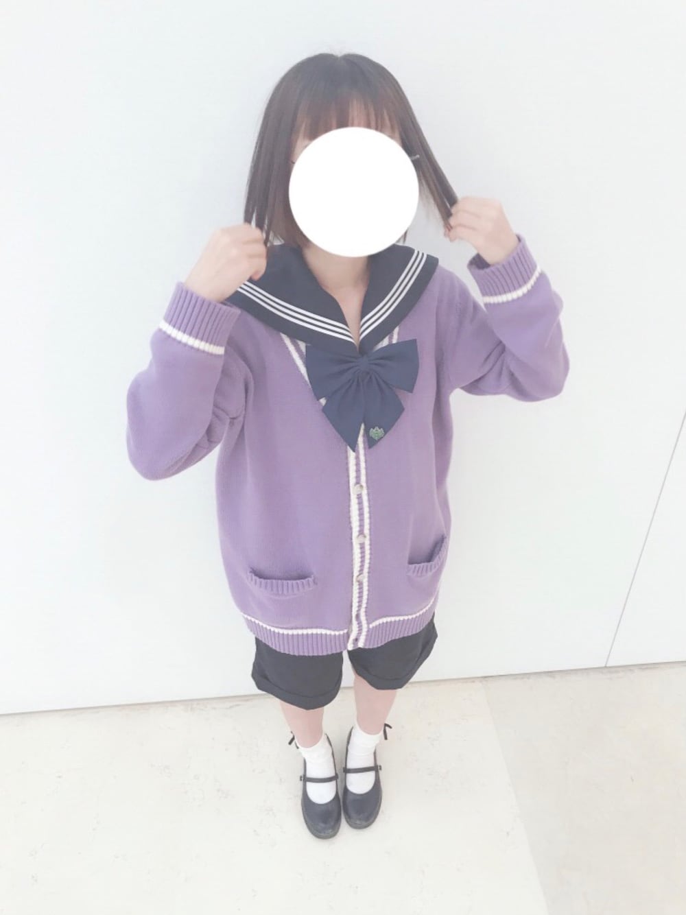 「JK、jk制服、JKコーデ」｜「乐天のアイテム（蝶ネクタイ、その他）」を使った、JK小野妹的橱窗さん（レディース・150cm）の秋コーディネートの1枚目の写真