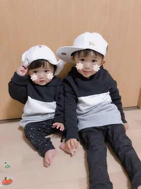 аотмайさん(キッズ・70cm)の冬コーディネート