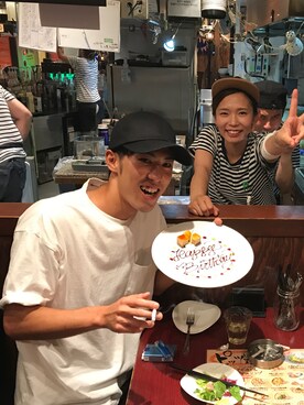 「CASPER JOHN AIVER（キャスパージョンアイバー）のアイテム（帽子）」を使った、りゅうさん（メンズ・173cm）の夏コーディネート