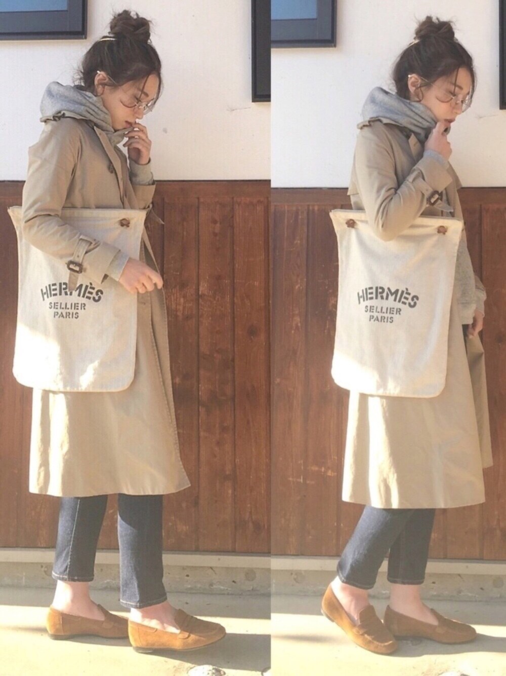 EDIT. FOR LULUのトレンチコートを使った人気ファッション