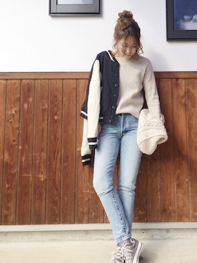 shihoさん（レディース・155cm）の冬コーディネート