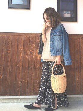 shihoさん（レディース・155cm）の春コーディネート