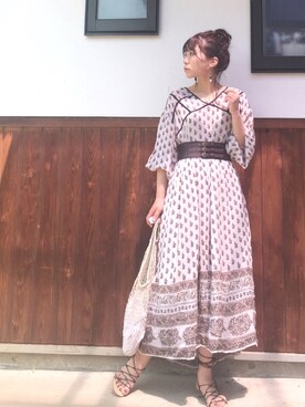 shihoさん（レディース・155cm）の夏コーディネート