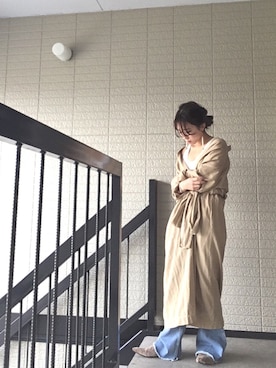 「NOWOS（ノーウォス）のアイテム」を使った、shihoさん（レディース・155cm）の秋コーディネート