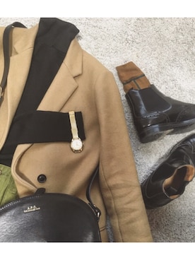 shihoさん（レディース・155cm）の冬コーディネート