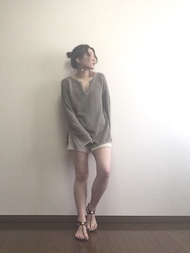 「VICINI（ヴィッチーニ）のアイテム」を使った、shihoさん（レディース・155cm）の夏コーディネート