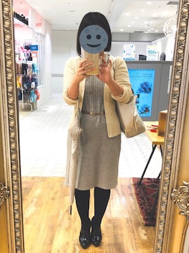「Khaju（カージュ）のアイテム（ワンピース）」を使った、gonge_of_krgmさん（レディース・153cm）の春コーディネート