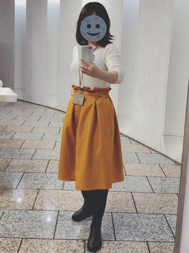 「Marc by Marc Jacobs（マークバイマークジェイコブス）のアイテム（アナログ腕時計）」を使った、gonge_of_krgmさん（レディース・153cm）の秋コーディネート