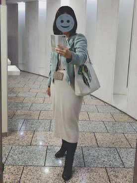 「Simplicite（サンプリシテ）のアイテム（ブルゾン）」を使った、gonge_of_krgmさん（レディース・153cm）の秋コーディネート
