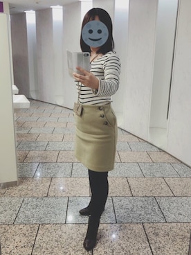 「Marc by Marc Jacobs（マークバイマークジェイコブス）のアイテム（アナログ腕時計）」を使った、gonge_of_krgmさん（レディース・153cm）の秋コーディネート