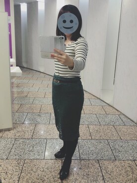 「Marc by Marc Jacobs（マークバイマークジェイコブス）のアイテム（アナログ腕時計）」を使った、gonge_of_krgmさん（レディース・153cm）の冬コーディネート