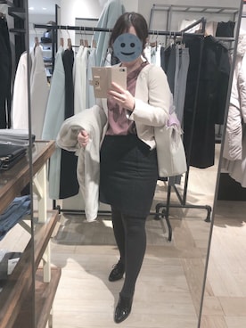 「green label relaxing（グリーンレーベルリラクシング）のアイテム（その他アウター）」を使った、gonge_of_krgmさん（レディース・153cm）の冬コーディネート