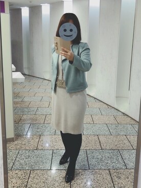 「Simplicite（サンプリシテ）のアイテム（ブルゾン）」を使った、gonge_of_krgmさん（レディース・153cm）の春コーディネート